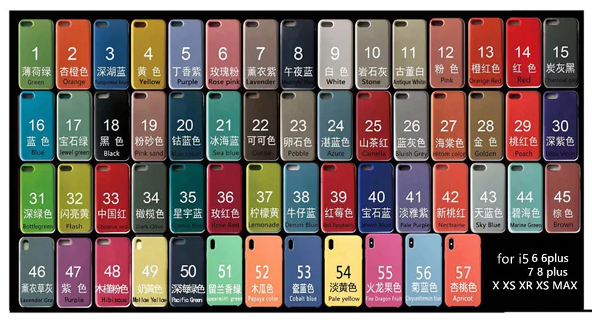 10 шт./партия силиконовый чехол для iphone 11 11 pro max i5 SE 6 6s 7 8 plus iX XR XS MAX чехол для телефона с упаковкой