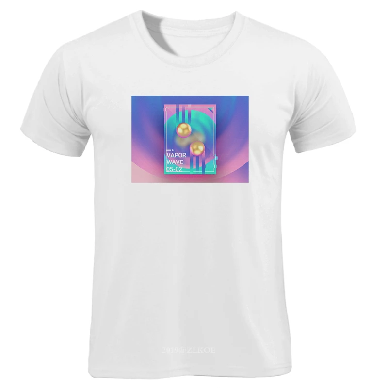 S397a Vaporwave, Мужская футболка, аниме, футболка, топы для мальчиков, короткий рукав, футболка, одежда для мужчин, новинка, просто расцветка, Just Break It - Цвет: S397a