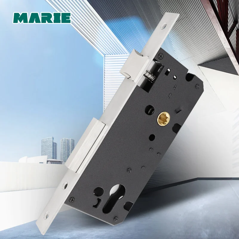 ML004 узкий замок врезные замки бесшумный дверной из нержавеющей стали #304 сплава