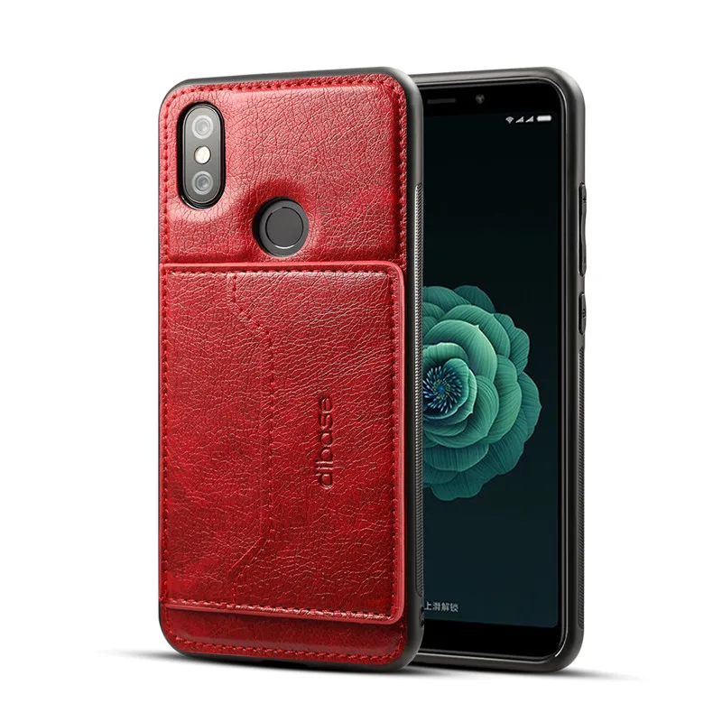Чехол для Xiaomi mi A3 9 Lite 9T Pro, магнитный ТПУ+ кожаный чехол для карт, чехол для Red mi Note 8T 7 8 Pro, чехол-кошелек с подставкой, чехол s Capa - Цвет: Красный