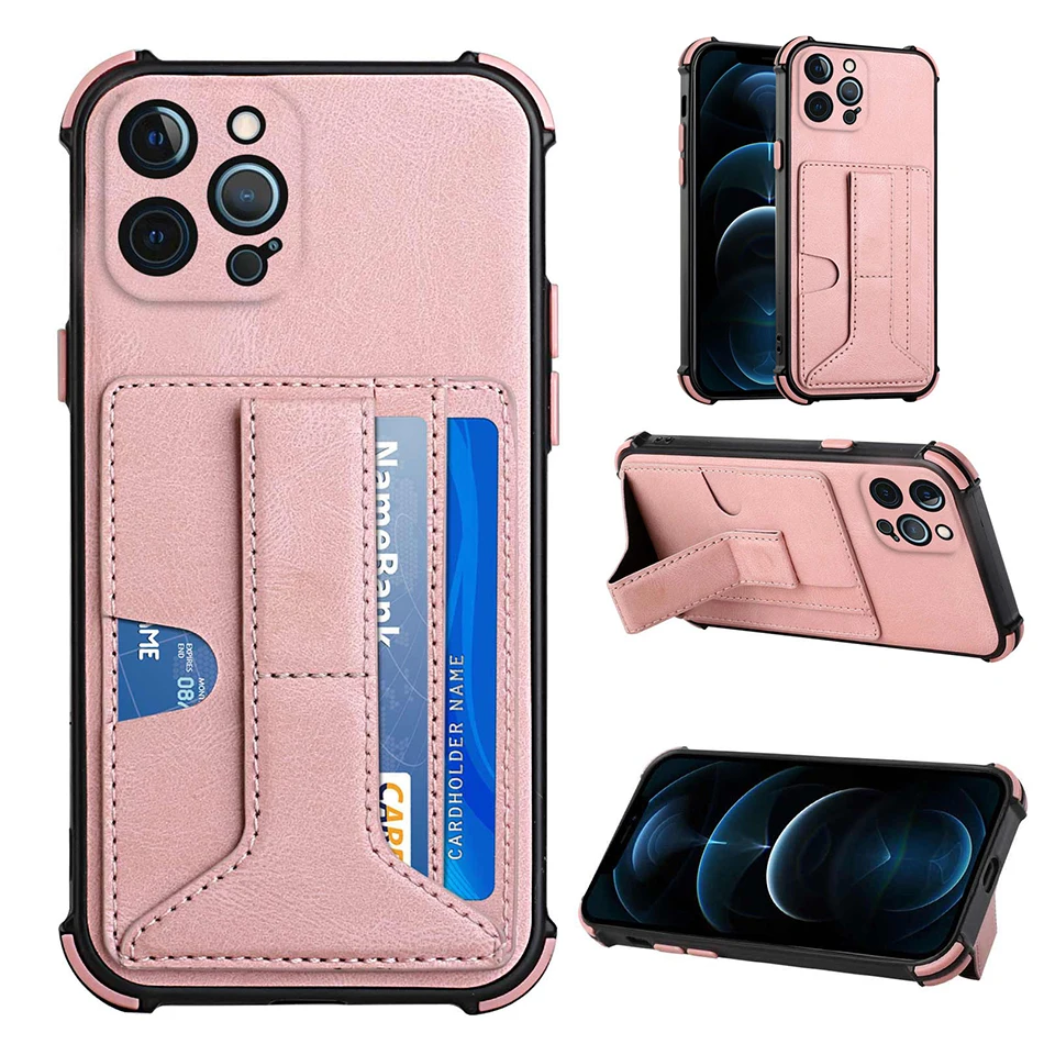 card holder phone case for infinix smart 5 x657 x688 hot 10 x682 play 10t 10s smart 4 x653 note 10 back cover stand coque new free global shipping