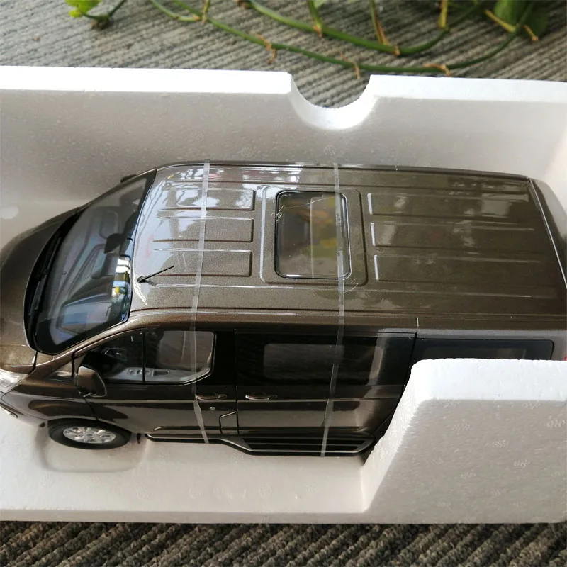 1:18 литая модель для оригинального Ford Tourneo Brown MPV игрушечный автомобиль из сплава