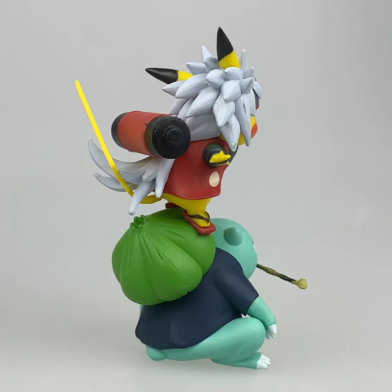 Modelo de figuras de acci&oacute;n de Pok&eacute;mon popikachu, Bulbasaur, Cosplay, Uchiha Sasuke, Colecci&oacute;n Kawaii, regalo para ni&ntilde;os-2