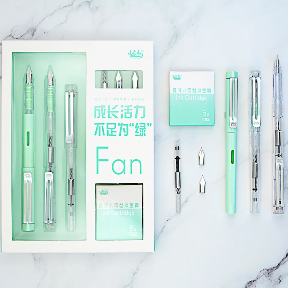 

High grade luxury pen set, writing pen, student office stationery, X-1 white dot, 0.38mm