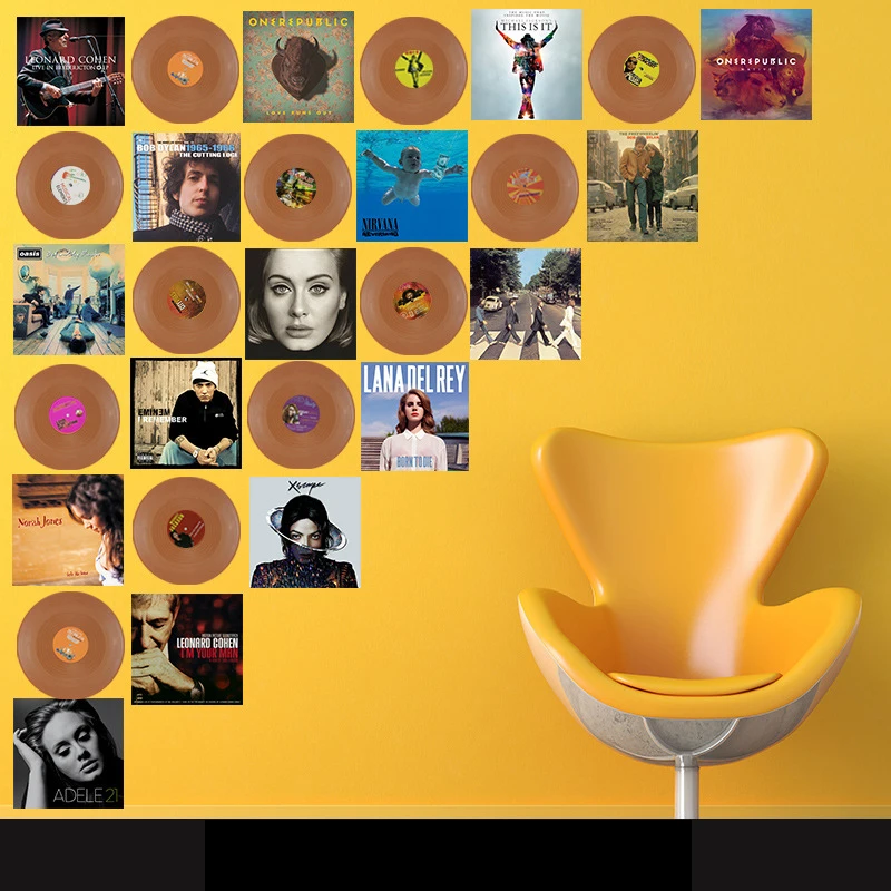 3 шт. 17 5 см/25 см/30 см виниловые пластины в ретро стиле Декор Ностальгический диск