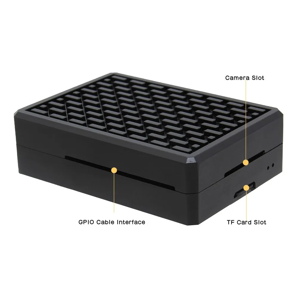Чехол для Raspberry Pi 4 металлический чехол из алюминиевого сплава только Model B - купить