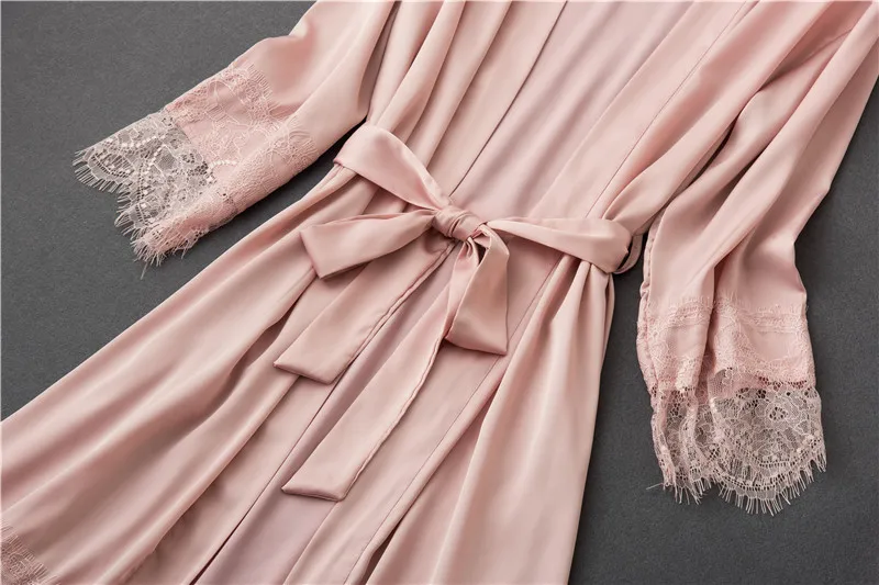 Атласная пижама Daeyard женская одежда для сна Женский пижамный комплект из 4