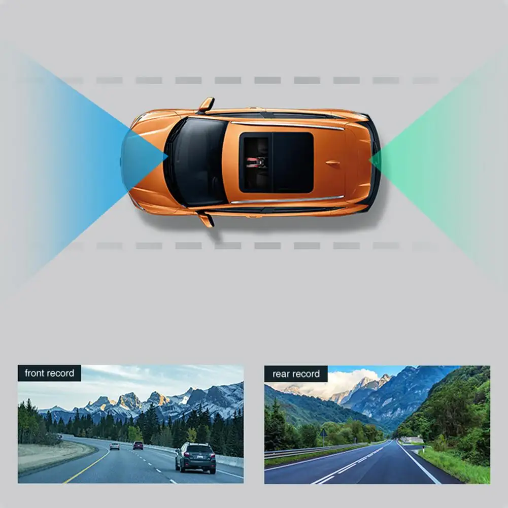 4k Dash Camera Dual Mode 3.0-Inch Screen Dual-Core Chip For Wide Angle Video Registrar Car DVR Interior Electric | Автомобили и