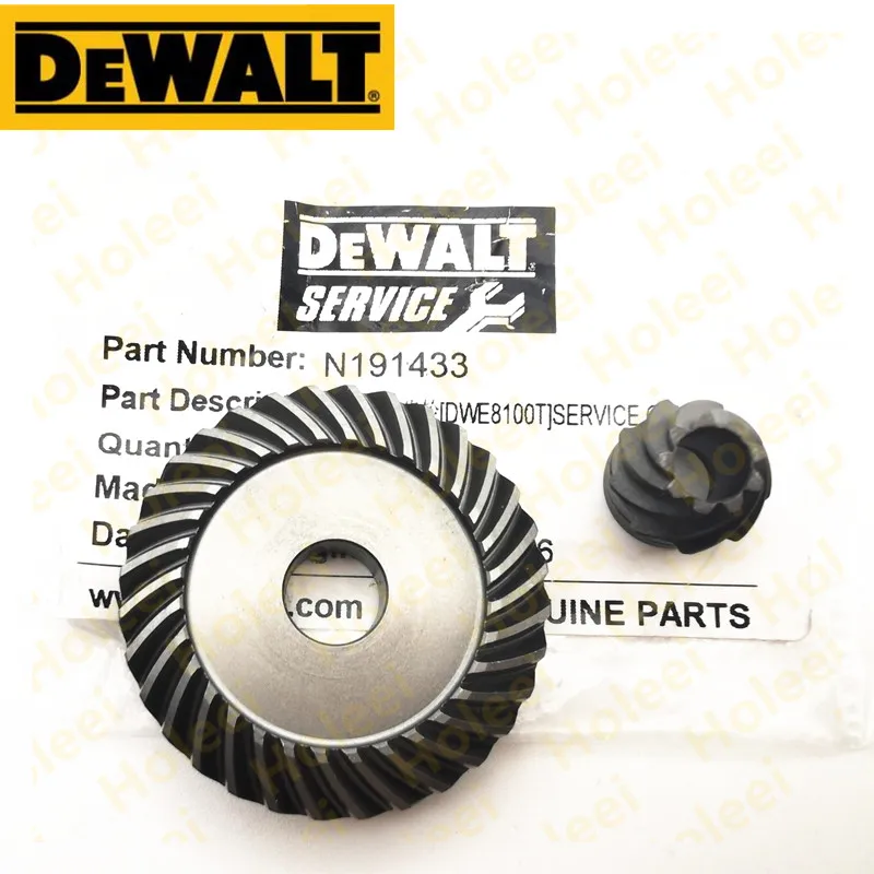 Спиральная коническая шестерня DeWALT для DWE8110S DWE8111S DWE8101T DWE8101S DWE8100T DWE8100S