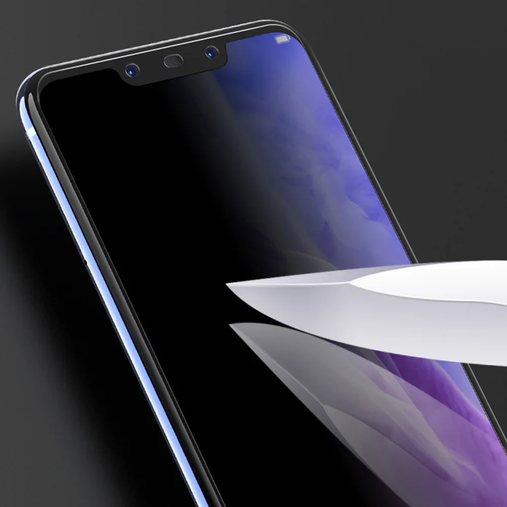 Полное покрытие конфиденциальности антибликовое закаленное стекло для HuaWei Honor 8