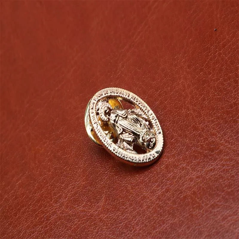 Брошь католическая Дева Мария 12 штук/Крест Иисуса Христа брошь Мария. с бабочкой