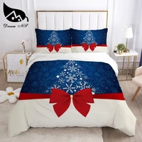 dream ns red christmas new years gift bedding set bedding home textiles set bedclothes santa duvet cover set juego de cama