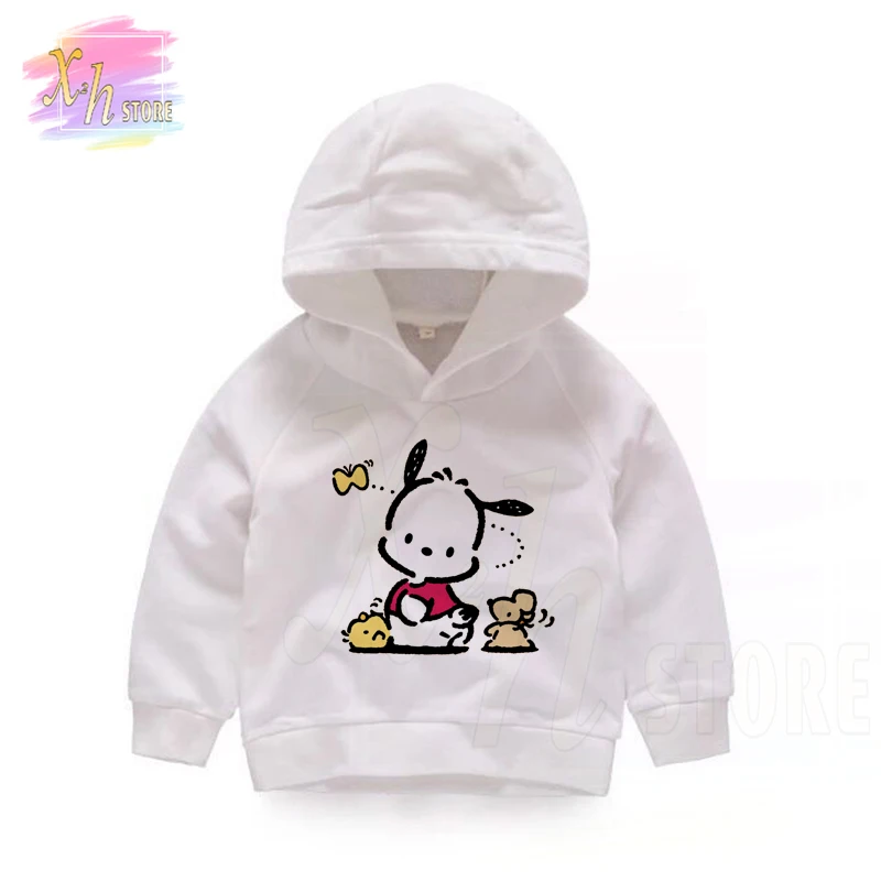 

New Hoodie pochacco boy and girl Autumn and winter T-shirt Pure cotton breathable children Hoodie Fashion sports Hoodie