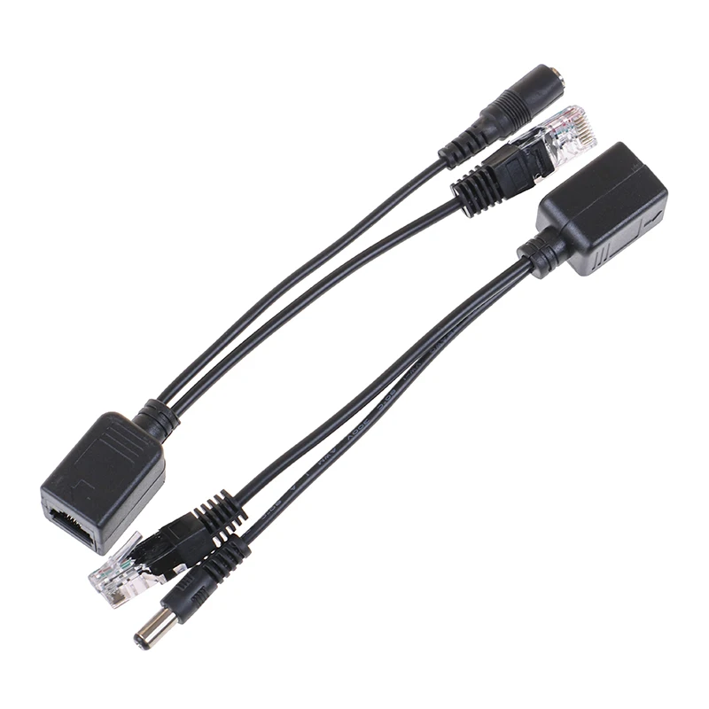 

1set POE Cable Passive Power Over Ethernet Adapter Cable POE Splitter Injector