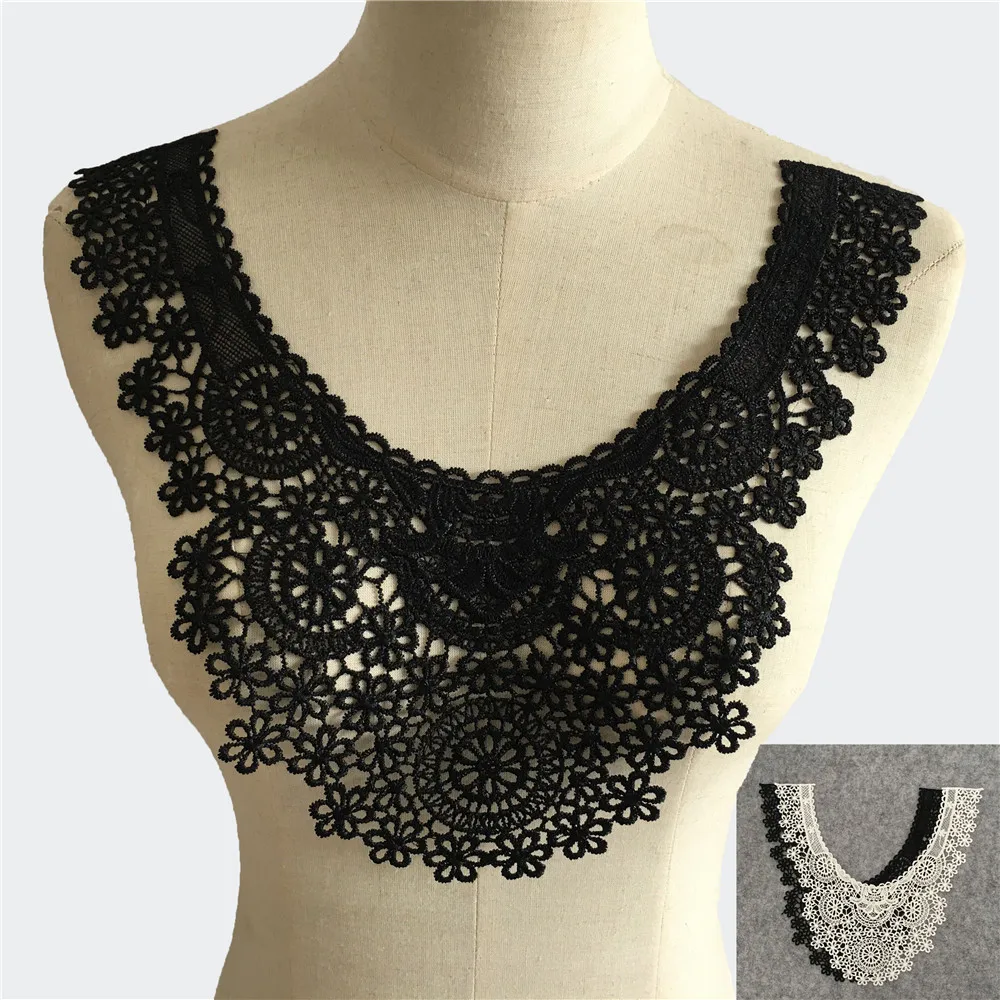 Кружевная ткань для вышивания кружевной воротник рукоделия кружево и украшения