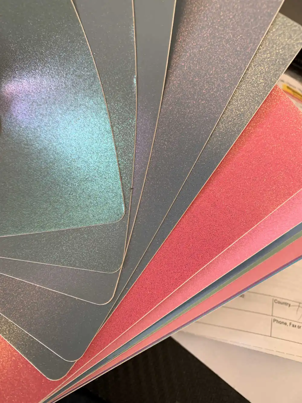 Автомобильная оболочка цвета образцы swatch book серия селективного качества премиум