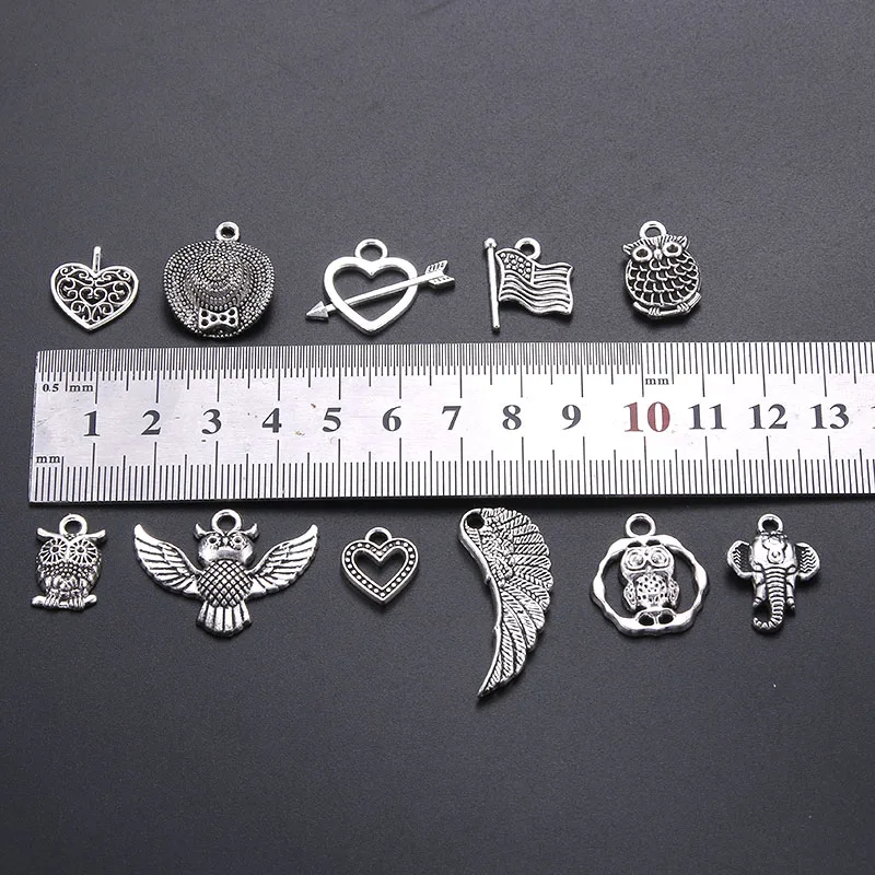 70 шт./лот счастливые умные крылья совы для самодельных ювелирных изделий