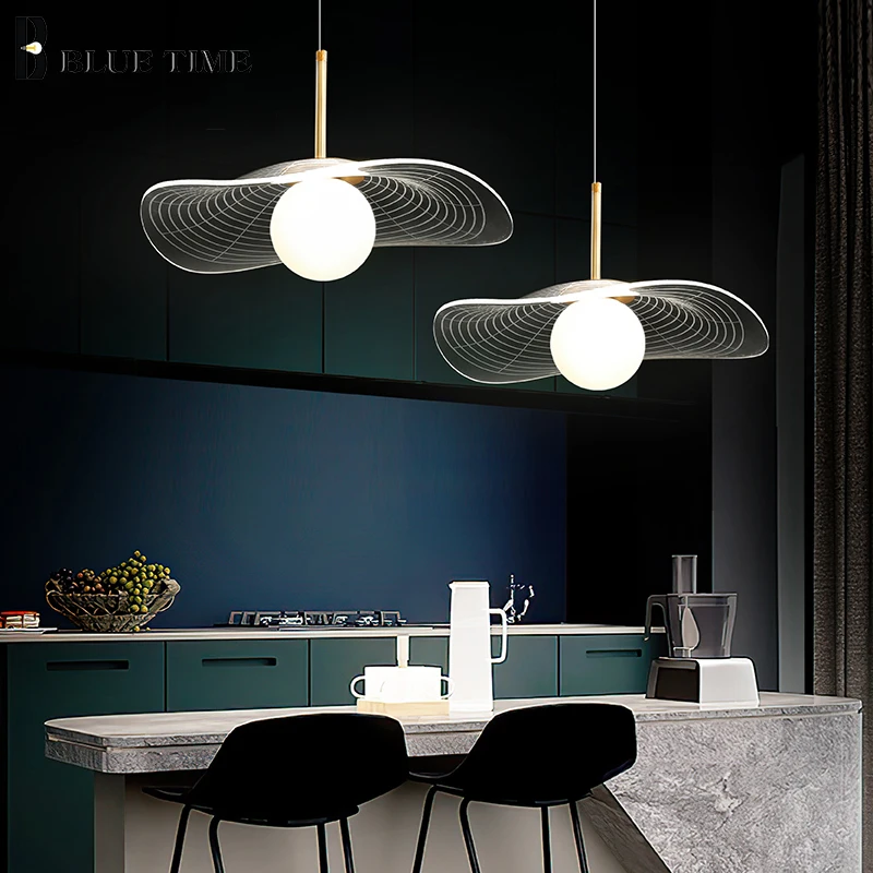 

Minimalist Modern Led Pendant Light For Living Room Shop Restaurant Balcony Indoor Light Fixture LED Chandeliers 110V 220V Light