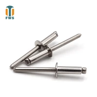 20pcs m4 8 m5 10 35mm multi size gb12618 4din en iso15983 stainless steel round head blind rivets for furniture car aircraft