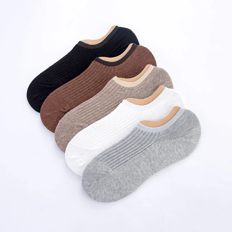

Men Invisible Short Socks Men's Cotton Shallow Thin Boat Socks Summer Deodorant Sweat-absorbing No Show Socks
