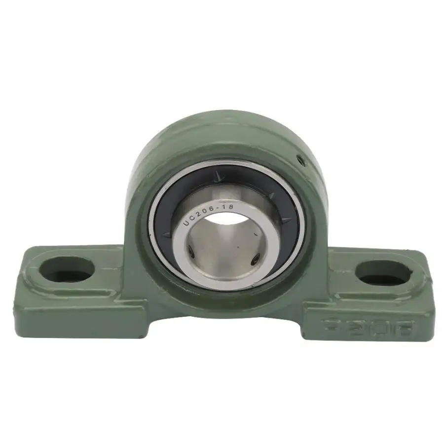 Подушка Bearing1PCS UCP206 Подушка блок подшипник шариковый вмонтированный подшипник 2 болта твердая база с корпусом подшипника