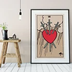 Три меча-Печать Карты Таро-постер 3 меча, без рамки