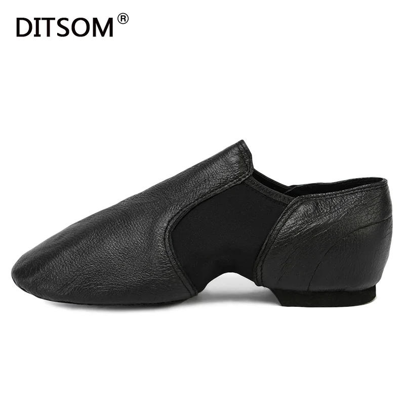 2021 натуральная кожа стрейч слипоны джаз танцевальные туфли для женщин мужчин