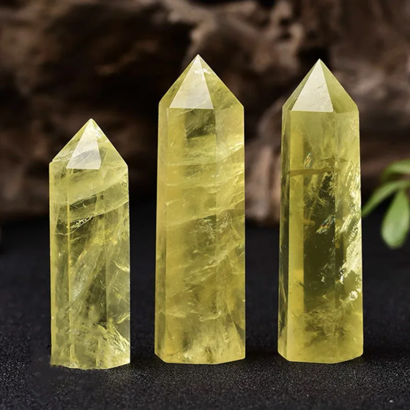 

Natural Stones Crystal Point Wand Amethyst Rose Quartz Healing Stone Energy Ore Mineral Crafts Home Decoration 1PC