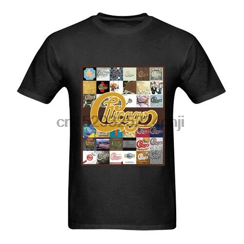 Футболка CHICAGO Band Tour новая мужская футболка размеры от S до 3XL|Мужские футболки| |