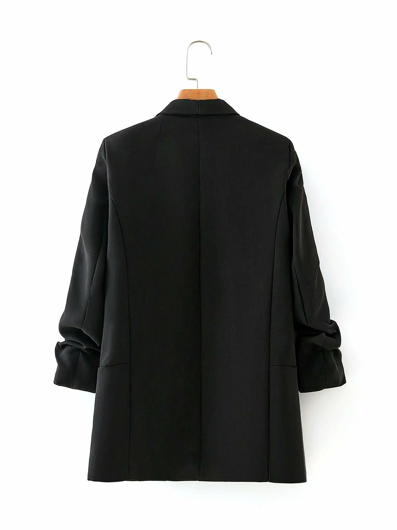 

2020 Summer New Black Cuff Women 2020 Sheining Vadiming Women Blazer Suit Jacket