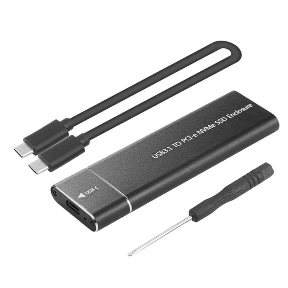USB 3 1 к M.2 NVME PCIe SSD корпус M-Key Type C адаптер чехол для SATA GK99 | Компьютеры и офис