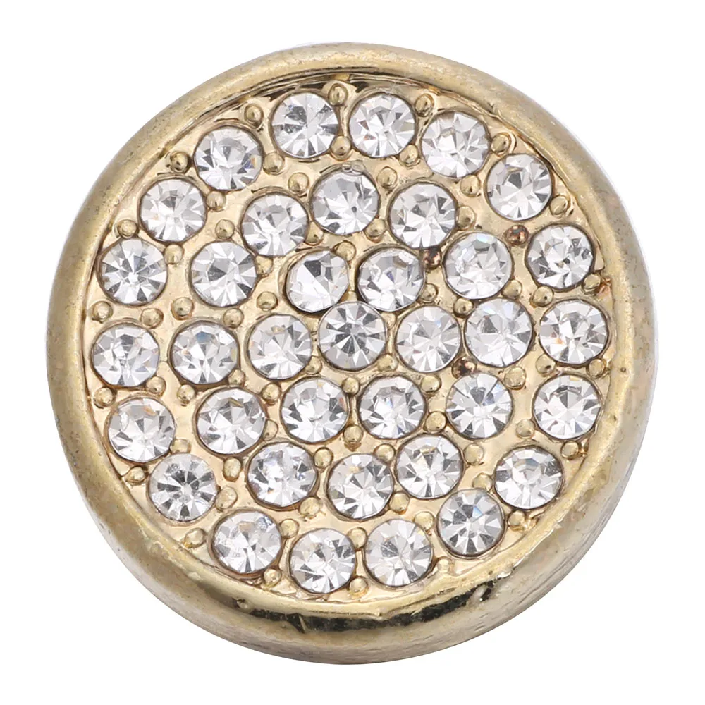 6 шт./лот кнопки ювелирные изделия кристалл металлический шар круглый подходит 18