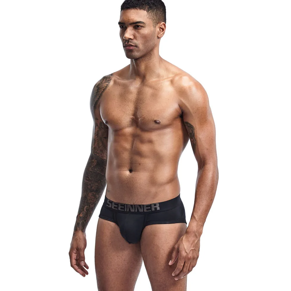 Трусы брифы мужские из хлопка пикантное нижнее белье трусы бикини гей стринги| |