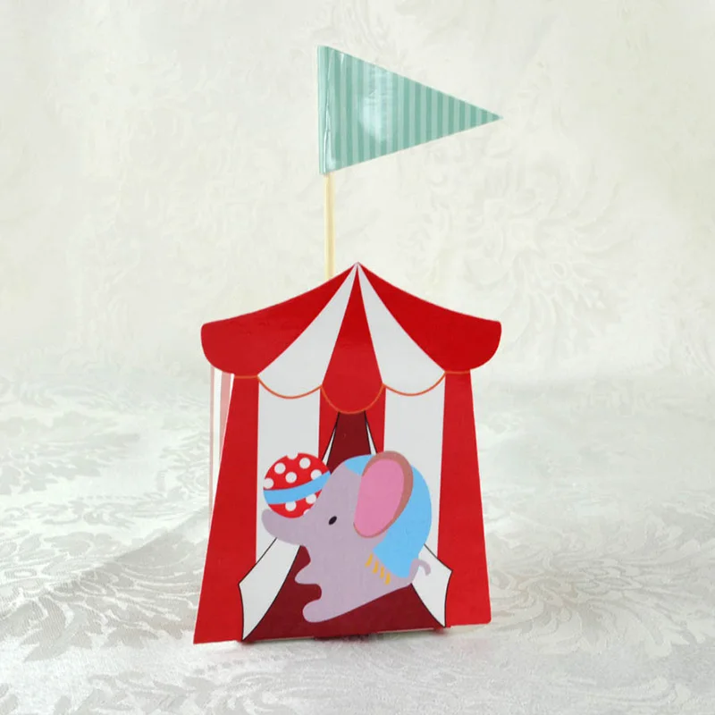 (25 pieces/lot) Baby Shower Cartoon Candy Box Bear Lion Dophin Elephant Christmas Gift Boxes For Back To School Students B023 | Дом и сад
