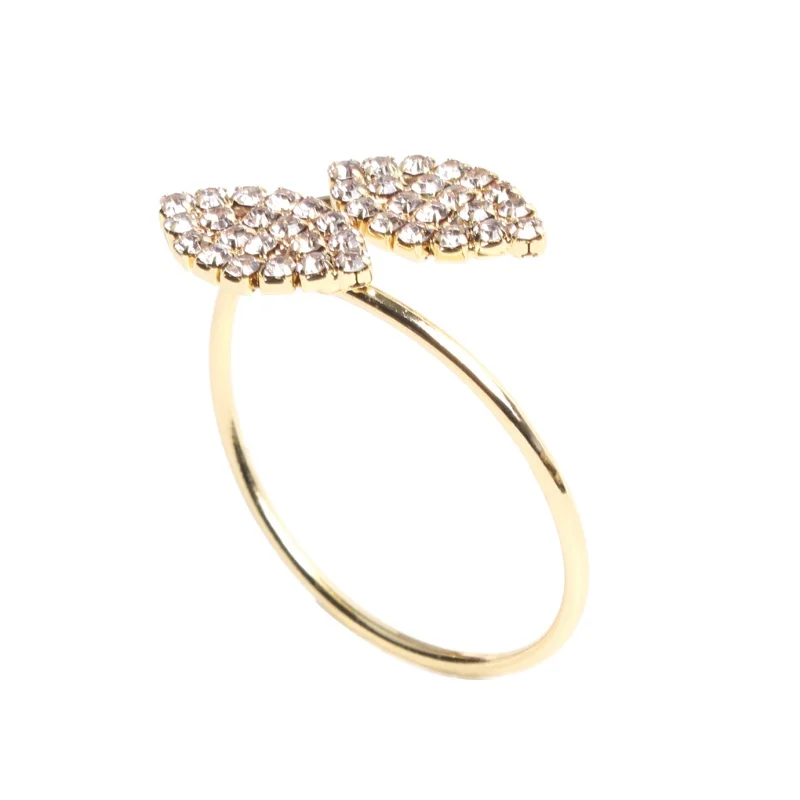 

1pcs Crystal Diamond Napkin Ring Room Decoration Accessories Room Decor Party Wedding Table Decoration Metal Valentines Day