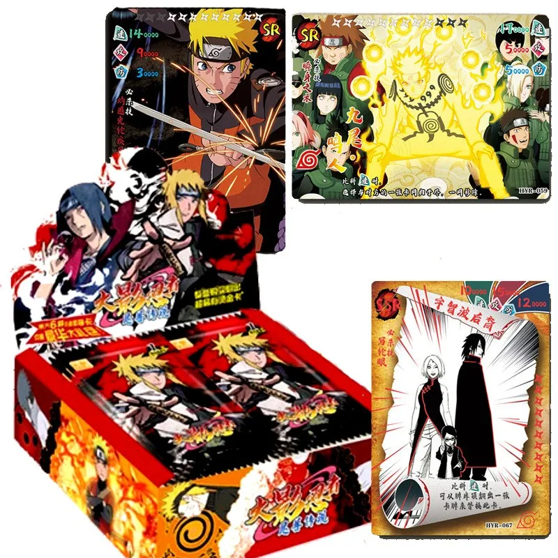 

180pcs Deluxe Edition Flash Card Collect Uzumaki Uchiha Sasuke Haruno Sakura Kakashi Card Collection Birthday Gift Boy Gift