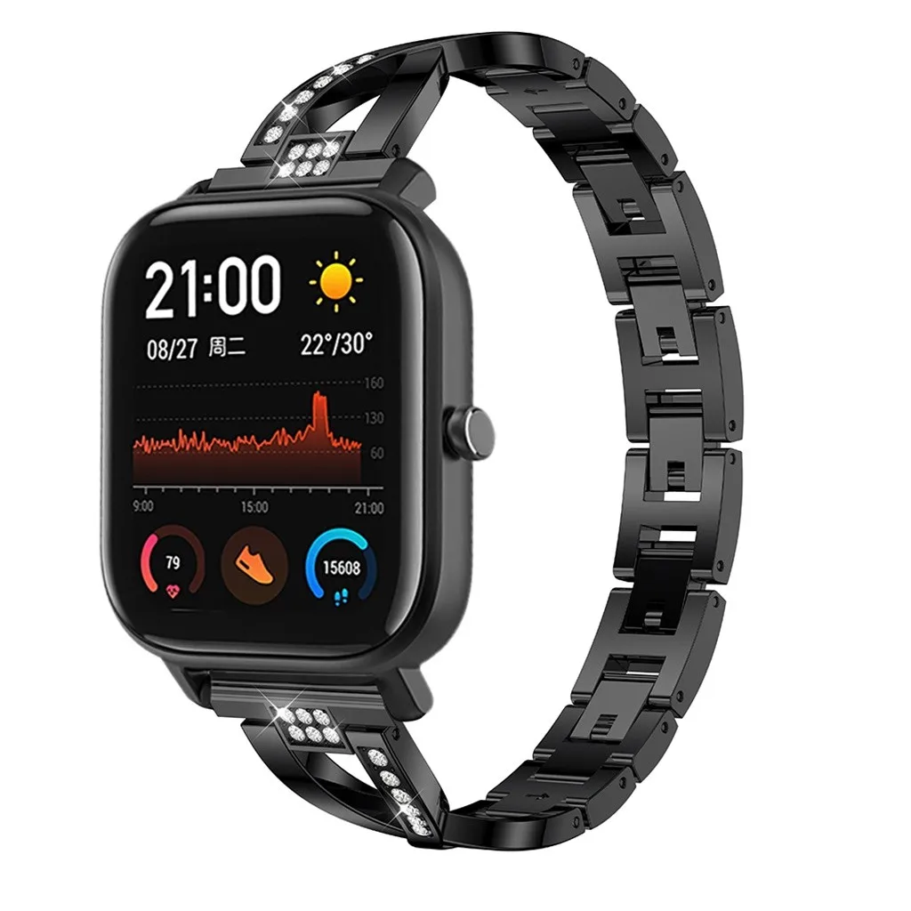 Ouhaobin ремешок для часов XIAOMI Huami Amazfit GTS сменный металлический браслет на запястье