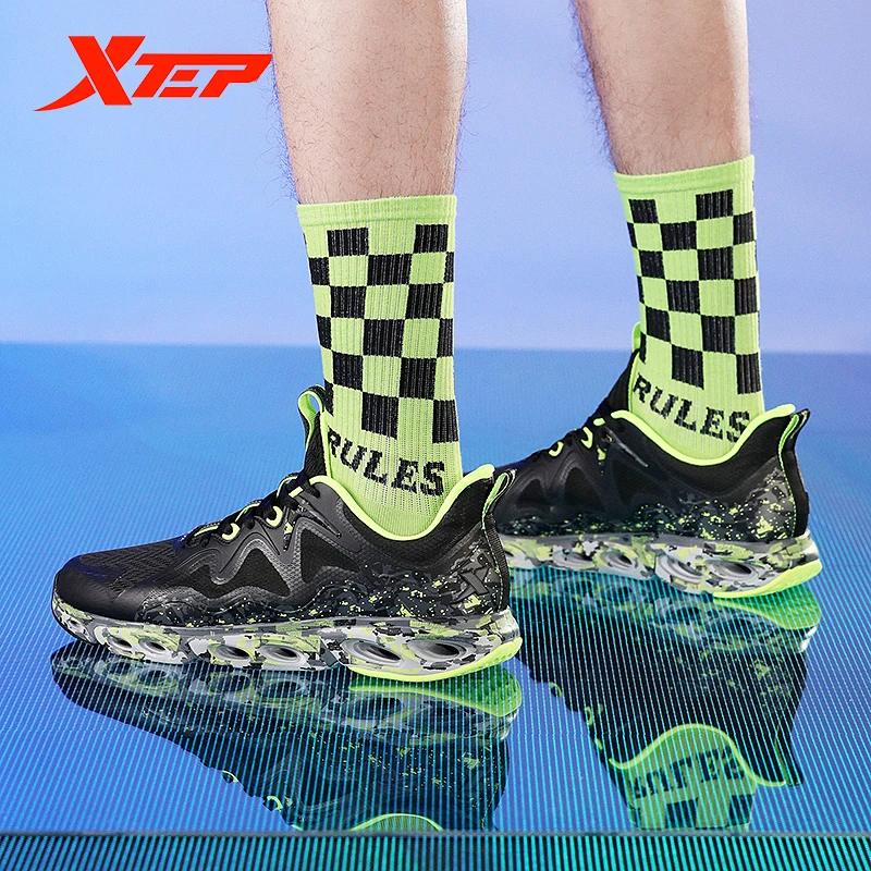 Мужские светильник кие кроссовки Xtep весна-лето новая спортивная обувь легкая