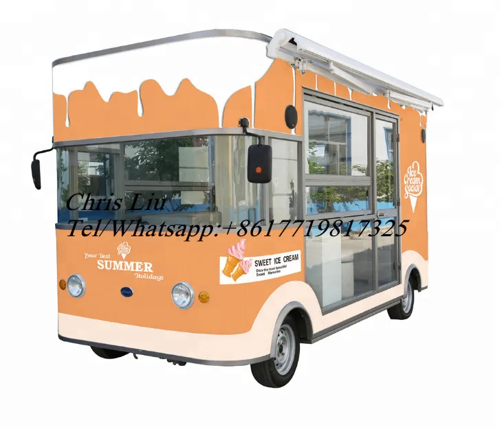 Самая популярная тележка для еды/тележка еды недорогая Мобильная фаст