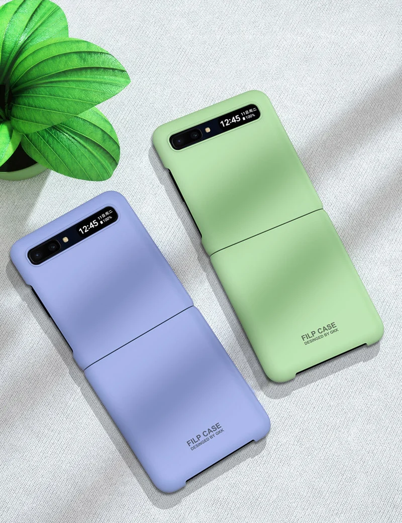 Подходящий для Samsung Galaxy Z Флип-флип 5G чехол Роскошный прозрачный жесткий