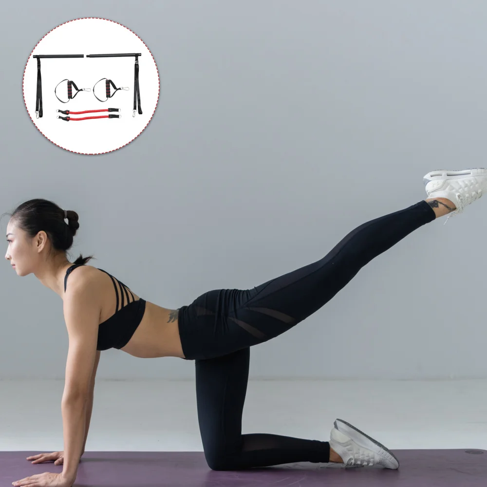 

1 Set Pilates Exercise Bar Resistance Training Bar Yoga Fitness Stick Gift