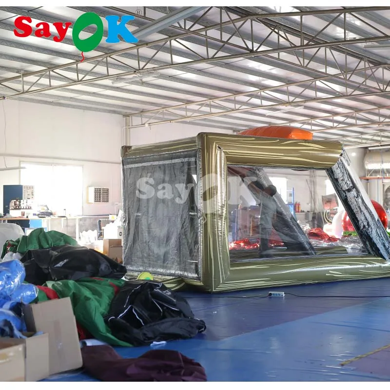 Sayok 2,6 м(8.53ft) надувной топор бросание игра надувной футбол стрельба доска с воздуходувкой и топорами