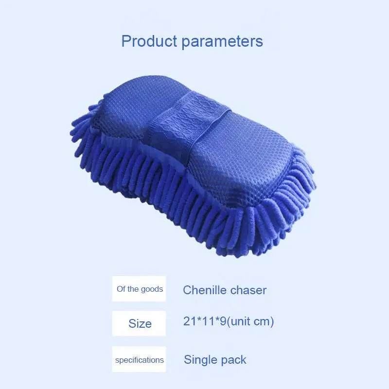 

AOZBZ Super Car Wash Glove Hand Soft Towel Car Cleaning Sponge Block Microfiber Anti-scratch Car Washing Supplies Easy Clean