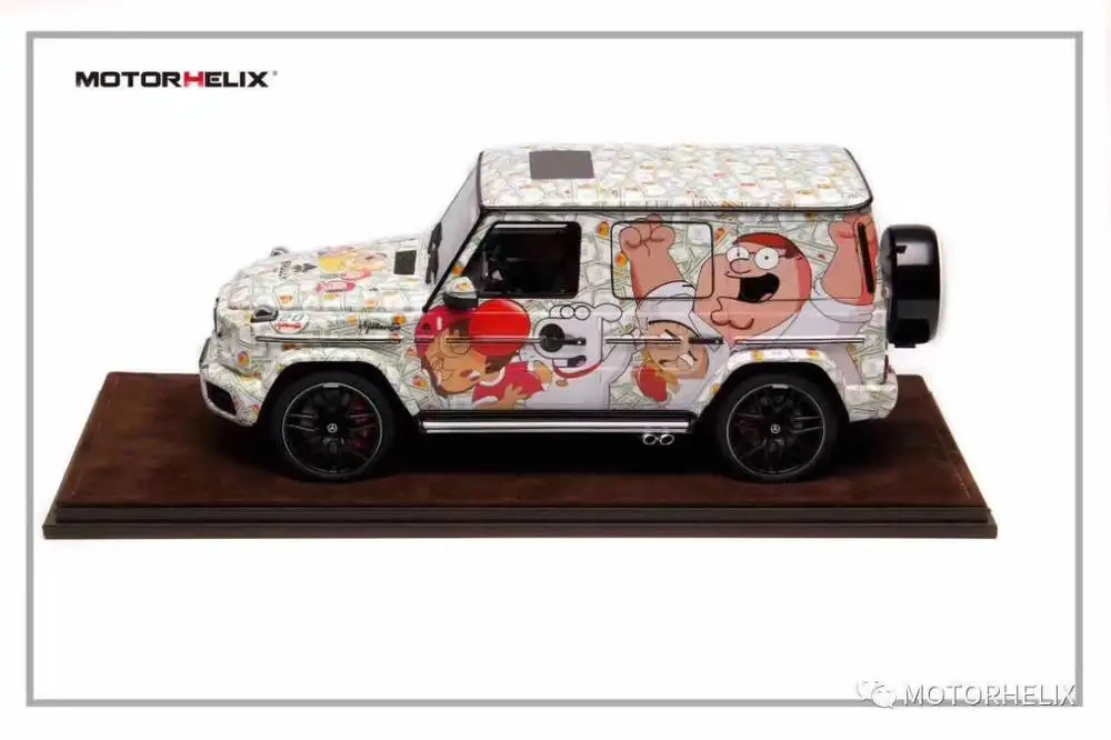 Наклейка для мотоцикла 1:64 G63 Benz Mecedes family guys наклейка автомобиля полимерная модель