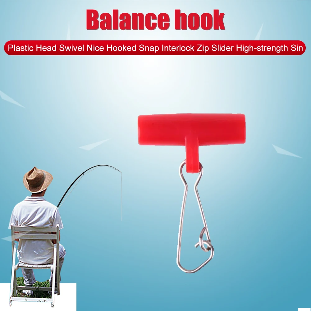 Пластик поворотная головка крючок оснастки рыболовная линия на открытом воздухе