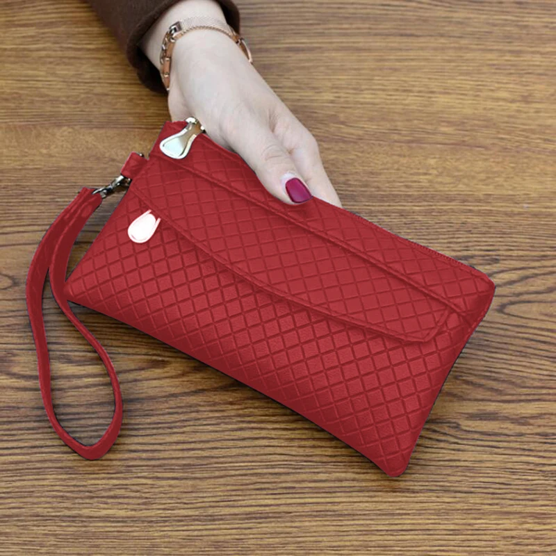 

New Fashion Pu Leather Women Wallet Clutch Women's Purse Best Phone Wallet Female Case Phone Pocket