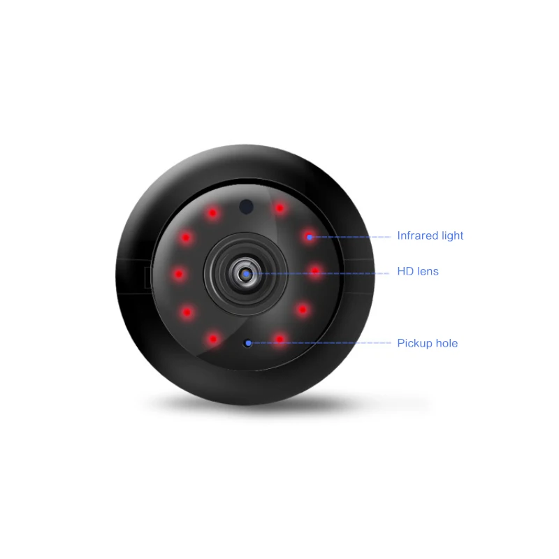 Беспроводная мини-камера видеонаблюдения 1080P Wi-Fi ИК ночное видение датчик