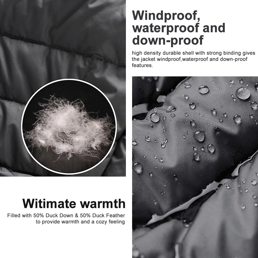 

2019 Fashion Autumn Winter Light Warm Down Jacket Men Casual Male Coat Mens Outerwear