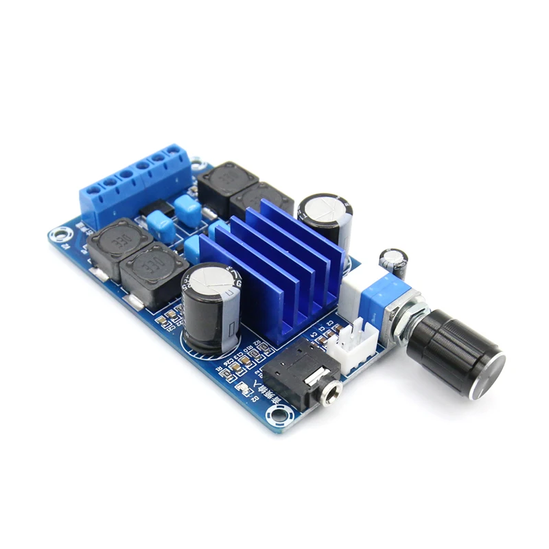 

KYYSLB TPA3116D2 Class D Digital Amplifier Board XH-M589 DC12~24V 50W*2 High Power Audio Amplifier Board 63 Times Magnification