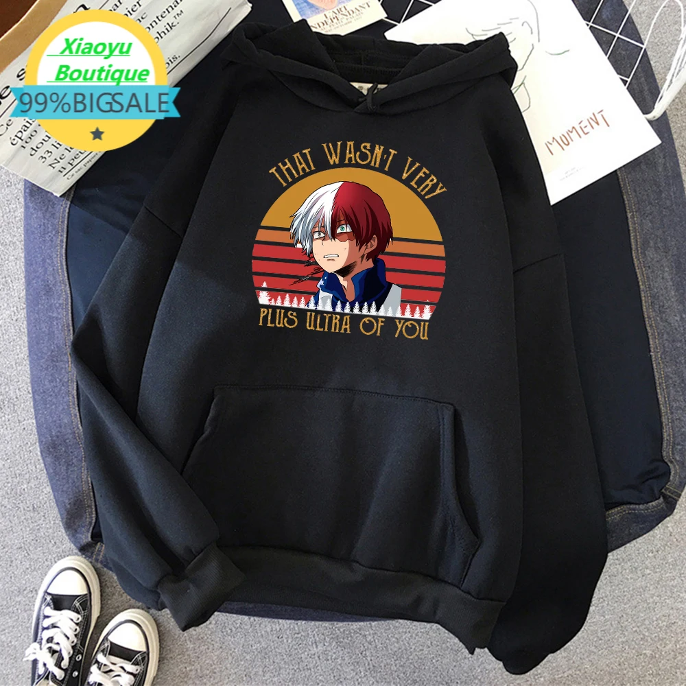 

That wasn't Very Plus Ultra Of You Sweatshirt Men Hip Hop Loose Streetwear Cartoons Pullover Hoodie O-Neck Loose Hoodie Fashion